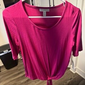 BNWT pink shirt ties in front